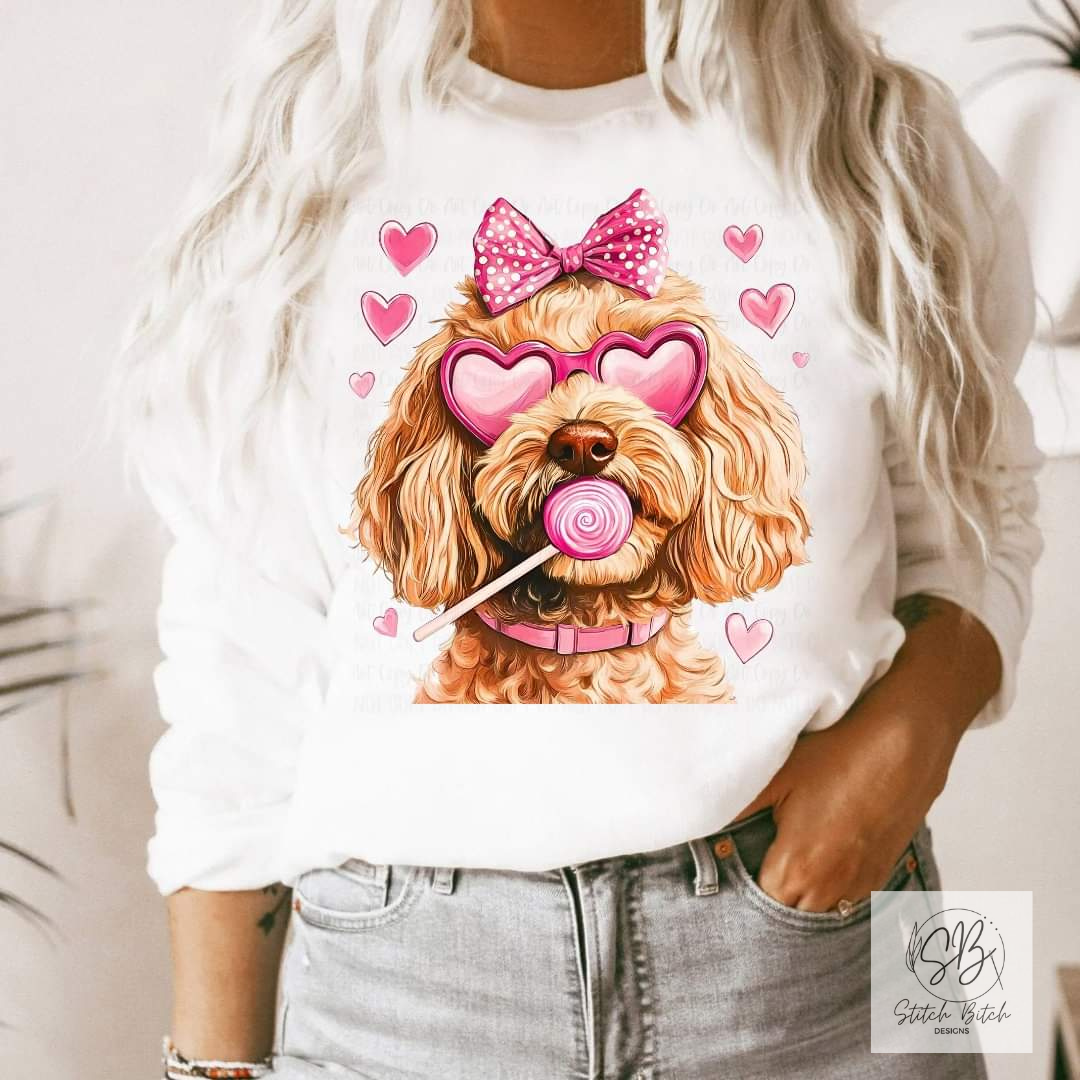 Golden Doodle Valentine